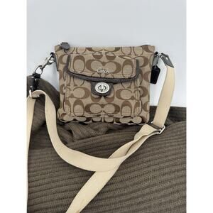 Coach y2k Penelope Signature Turnlock Swingpack Crossbody (PU1000THRIFTY